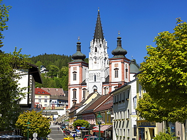 Church of pilgrimage Magna Mater Austriae in Mariazell, Styria, Austria, Europe