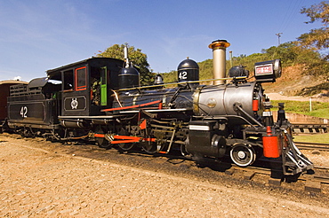 Railway station, Tiradentes, State of Minas Gerais, Brazil, South America