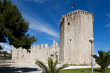 Castle tower, Trogir, County of Split-Dalmatia, Croatia, Europe