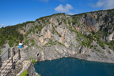 Modro Jezero, Blue Lake, Imotski, County of Split-Dalmatia, Croatia, Europe