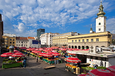 Dolac, market square, Zagreb, Croatia, Europe