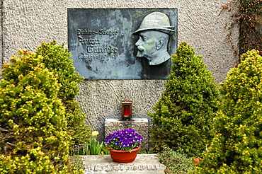 Grave site of the Erzgebirge poet and singer Anton Guenther, Gottesgab, Bozi Dar, Czech Republic, Europe