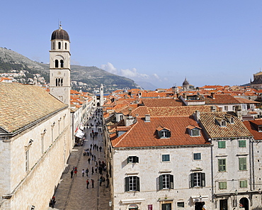 Stradun, Dubrovnik, Ragusa, Croatia, Europe