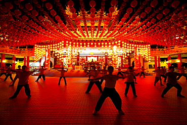 T'ai Chi Ch'uan, Tai chi chuan, Chinese martial arts, Chinese Thean Hou Temple, Kuala Lumpur, Malaysia, Asia