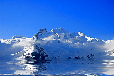 Mountain landscape with lake, Switzerland, Europe