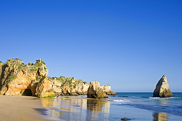 Praia dos Tres Irmaos beach, Alvor, Algarve, Portugal, Europe