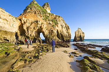 Praia dos Tres Irmaos beach, Alvor, Algarve, Portugal, Europe