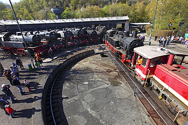 Steam Locomotive Festival, Railway Museum, Dahlhausen, Bochum, North Rhine-Westphalia, Germany, Europe