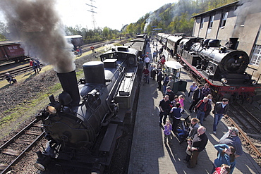 Steam Locomotive Festival, Railway Museum, Dahlhausen, Bochum, North Rhine-Westphalia, Germany, Europe