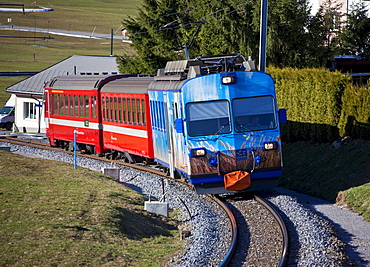 Appenzeller Bahnen train, Appenzell, Switzerland, Europe