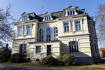 Villa of the Industrialist Oskar Erckens, now a museum, Grevenbroich, Niederrhein, North Rhine-Westphalia, Germany, Europe