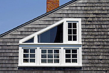 Window, Monhegan Island, Maine coast, New England, USA