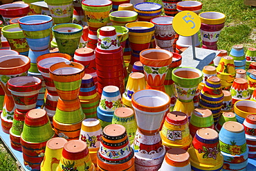 Ceramic pottery near Crestet, Provence, southern France, Europe