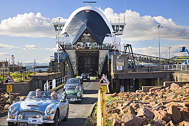 Car ferry to the Isle of Arran, Ardrossan, North Ayyrshire, Scotland, United Kingdom, Europe