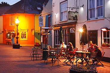 Evening in the center of Kinsale, County Cork, Republic of Ireland, British Isles, Europe