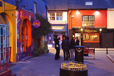 Evening in the center of Kinsale, County Cork, Republic of Ireland, British Isles, Europe