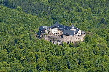 Schloss Waldeck Castle, Edersee lake, Kellerwald National Park, North Hesse, Germany, Europe