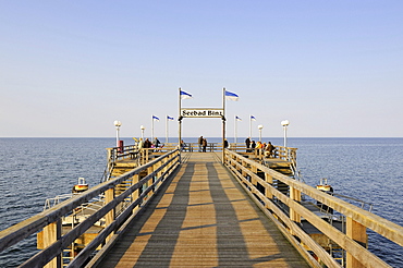 The pier at the Baltic resort Binz, Ruegen island, Mecklenburg-Western Pomerania, Germany, Europe