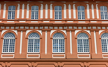 Schloss Biebrich palace, Biebrich borough, Wiesbaden, Rhine, Hesse, Germany, Europe