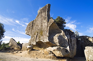 Archaeological site of the Neolithic Age, Filitosa, Corsica, France, Europe