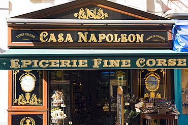 Specialty store, Casa Napoleon, Ajaccio, Corsica, France, Europe