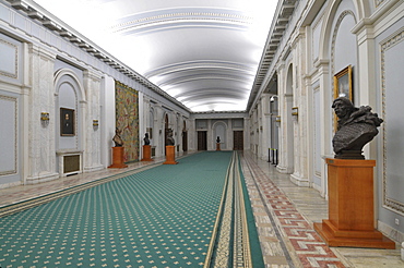 Interior, Parliament Palace, Bucharest, Romania, Europe