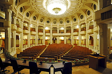 Theater, interior, Parliament Palace, Bucharest, Romania, Europe