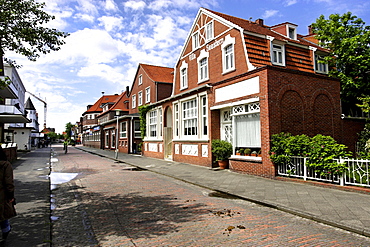 Typical architecture of Juist, Lower Saxony, Germany, Europe