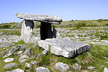 The portal tomb, The Burren, Republic of Ireland, Europe