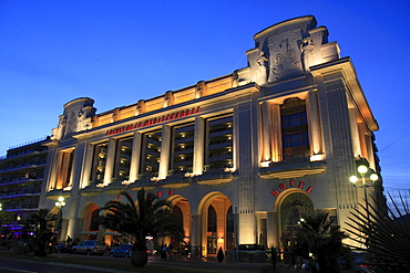 Hotel and Casino Palais de la Mediterranee, Promenade des Anglais, Nice, Departement Alpes Maritimes, Region Provence Alpes Cote d'Azur, France, Europe