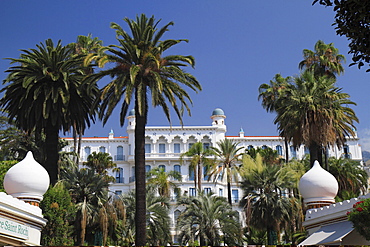 Former Hotel Orient in the Oriental style of the Belle Epoque, Menton, Departement Alpes Maritimes, Region Provence Alpes Cote d'Azur, France, Mediterranean, Europe