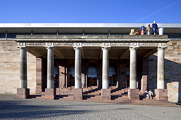 Portico of the former imperial palace, Museum Fridericianum, Kassel, Hesse, Germany, Europe