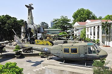 War loot, Museum of Military History, Hanoi, Vietnam, Southeast Asia