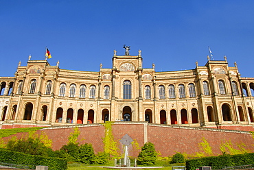 Maximilianeum, classicism, democracy, Bavarian state parliament, Haidhausen, Munich, capital, Upper Bavaria, Bavaria, Germany, Europe