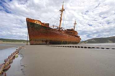 Shipwreck, Ushuaia, Tierra del Fuego, Patagonia, Argentina, South America