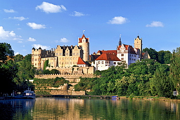 Schloss Bernburg castle, Saale, Saxony-Anhalt, Germany, Europe