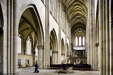 Interior, cathedral, Magdeburg, Saxony-Anhalt, Germany, Europe