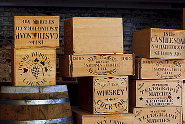 Whiskey boxes, historic Columbia State Park, California, USA