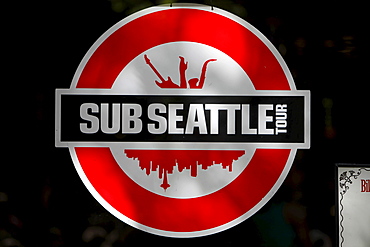 Sub Seattle, logo, underground tour event, Seattle, Washington, USA