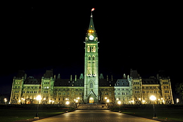 The government buildings in Ottawa, Ontario, Canada