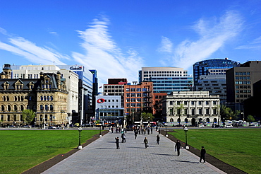 View from the government building on the center of the capital, Ottawa, Ontario, Canada