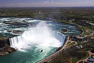 Niagara Falls seen from the Skylon Tower, Ontario, Canada