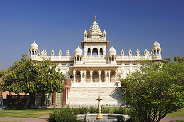 Jaswant Tada tomb of white marble, Jodhpur, Rajasthan, India, Asia