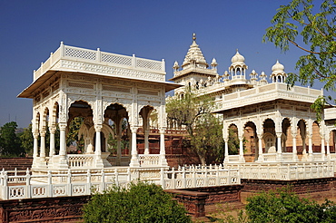 Jaswant Tada tomb of white marble, Jodhpur, Rajasthan, India, Asia