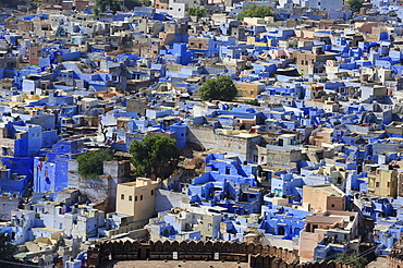 Brahmapuri, Blue City, settlement of Brahmins, district of Jodhpur, Rajasthan, India, Asia