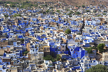 Brahmapuri, Blue City, settlement of Brahmins, district of Jodhpur, Rajasthan, India, Asia