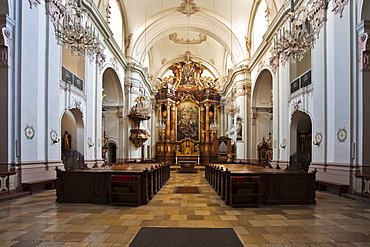 Ursulinenkirche, Ursuline church, in Linz, Upper Austria, Austria, Europe