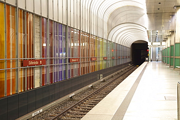 U-Bahn, underground railway, Munich, Bavaria, Germany, Europe