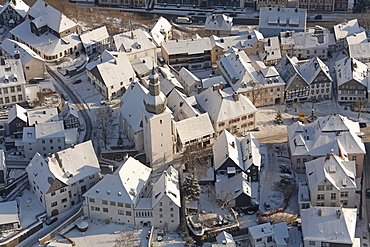 Aerial view, old town of Arnsberg, Sauerland area, North Rhine-Westphalia, Germany, Europe