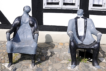 Modern art by Vera Keune, Goslar, Lower Saxony, Germany, Europe